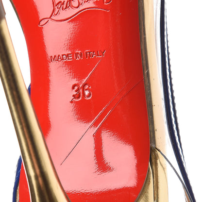 Christian Louboutin Patent PVC Paralili 100 Pumps 36 Corazon 8 of 13