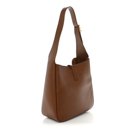 Saint Laurent Grained Calfskin Small Le 5 A 7 Supple Hobo Fox 3 of 10