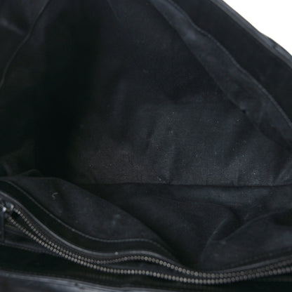 Saint Laurent Calfskin Y Quilted Monogram Monochrome Large Loulou Chain Satchel Black 5 of 9