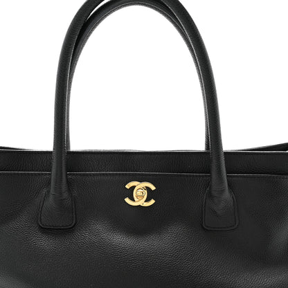 Chanel Caviar Cerf Executive Shopper Tote Black 8 of 12