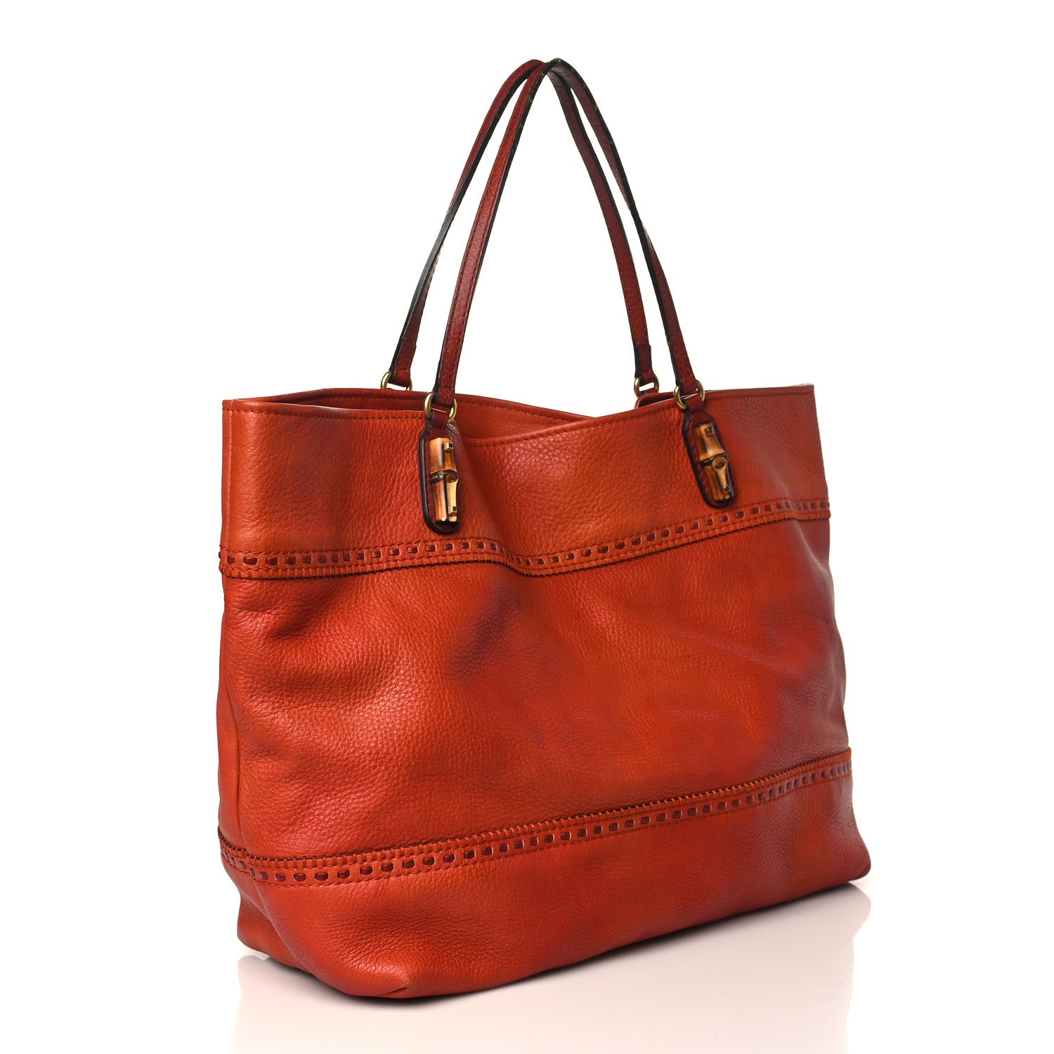 Gucci Calfskin Medium Laidback Crafty Tote Orange 3 of 11