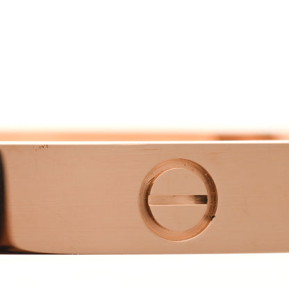 Cartier 18K Pink Gold LOVE Bracelet 18 7 of 10