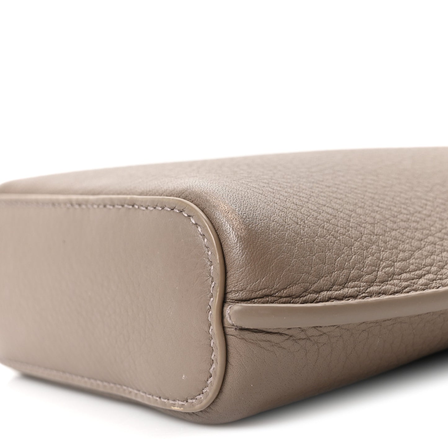 Grained Calfskin Bale Phone Case Warm Mastic