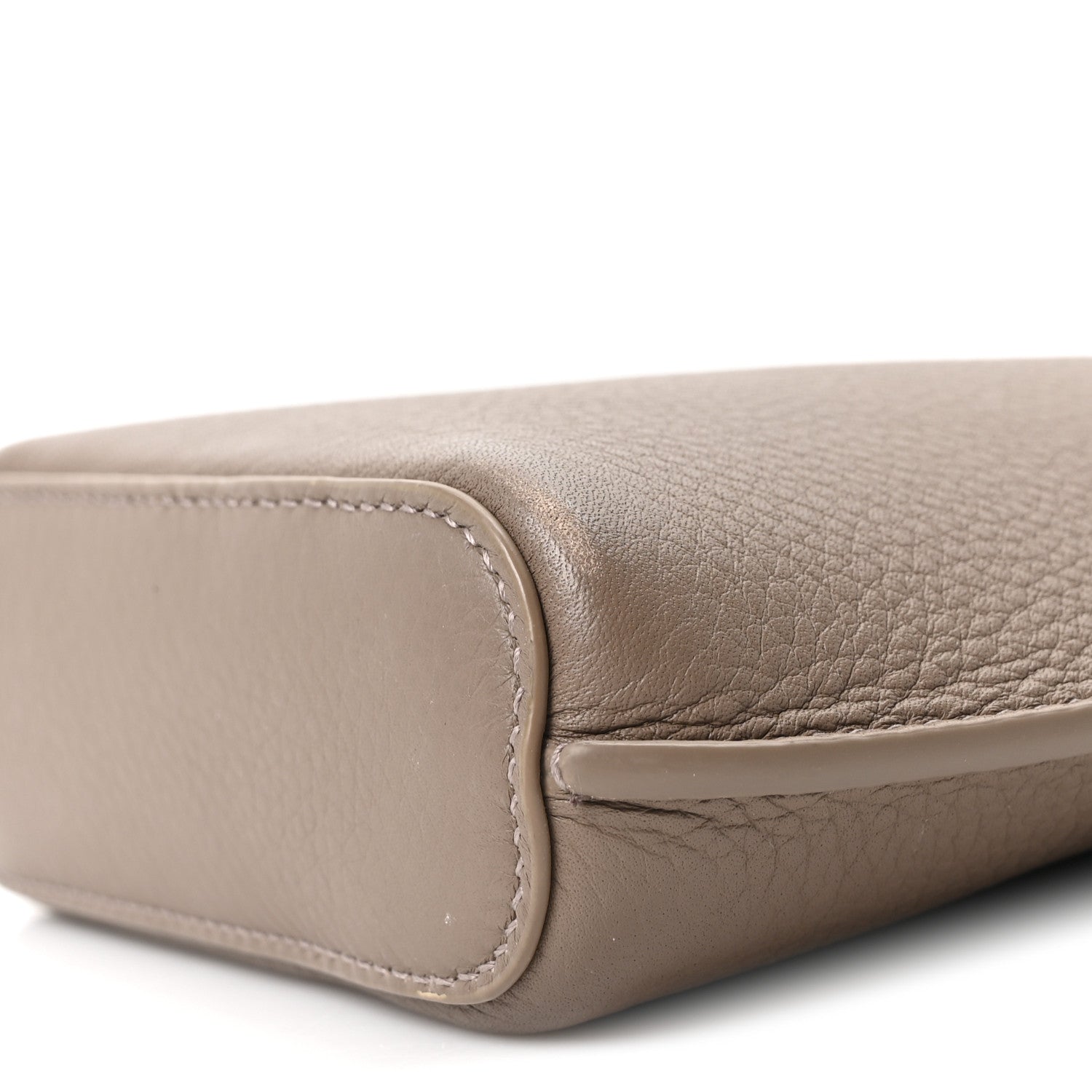 Loro Piana Grained Calfskin Bale Phone Case Warm Mastic 8 of 9