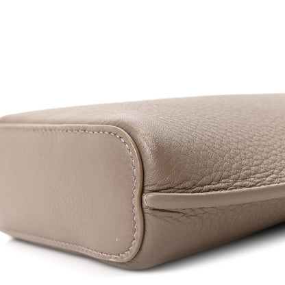 Loro Piana Grained Calfskin Bale Phone Case Warm Mastic 8 of 9