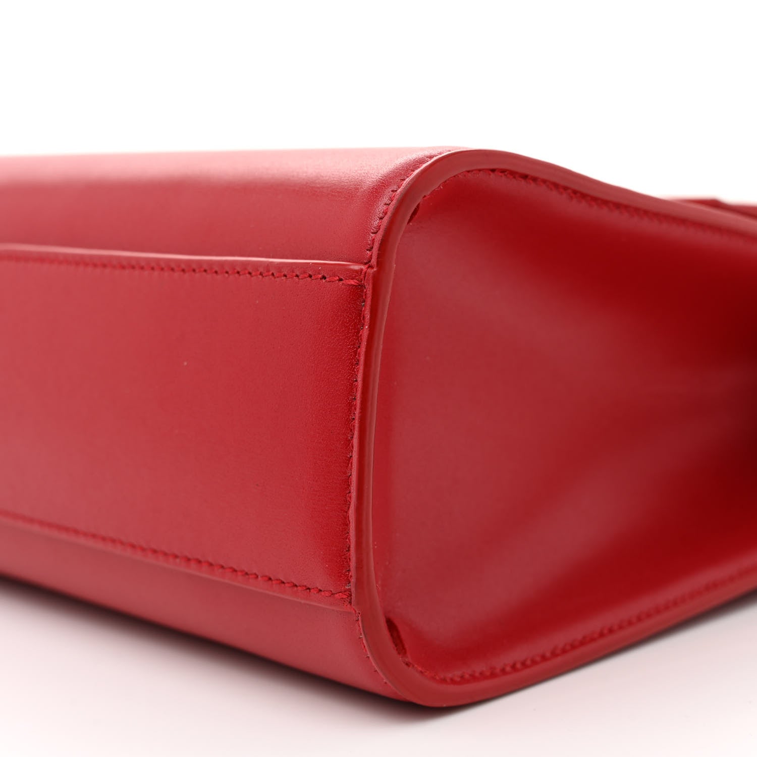 Saint Laurent Smooth Calfskin Manhattan Shoulder Bag Rouge Eros 10 of 13