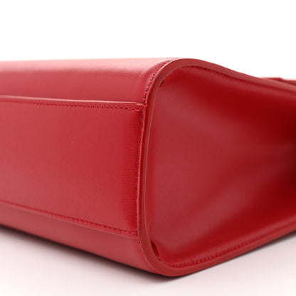 Saint Laurent Smooth Calfskin Manhattan Shoulder Bag Rouge Eros 10 of 13