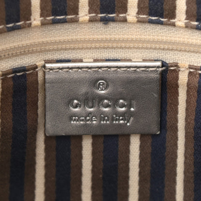 Gucci Metallic Monogram Medium New Britt Hobo Silver 5 of 9