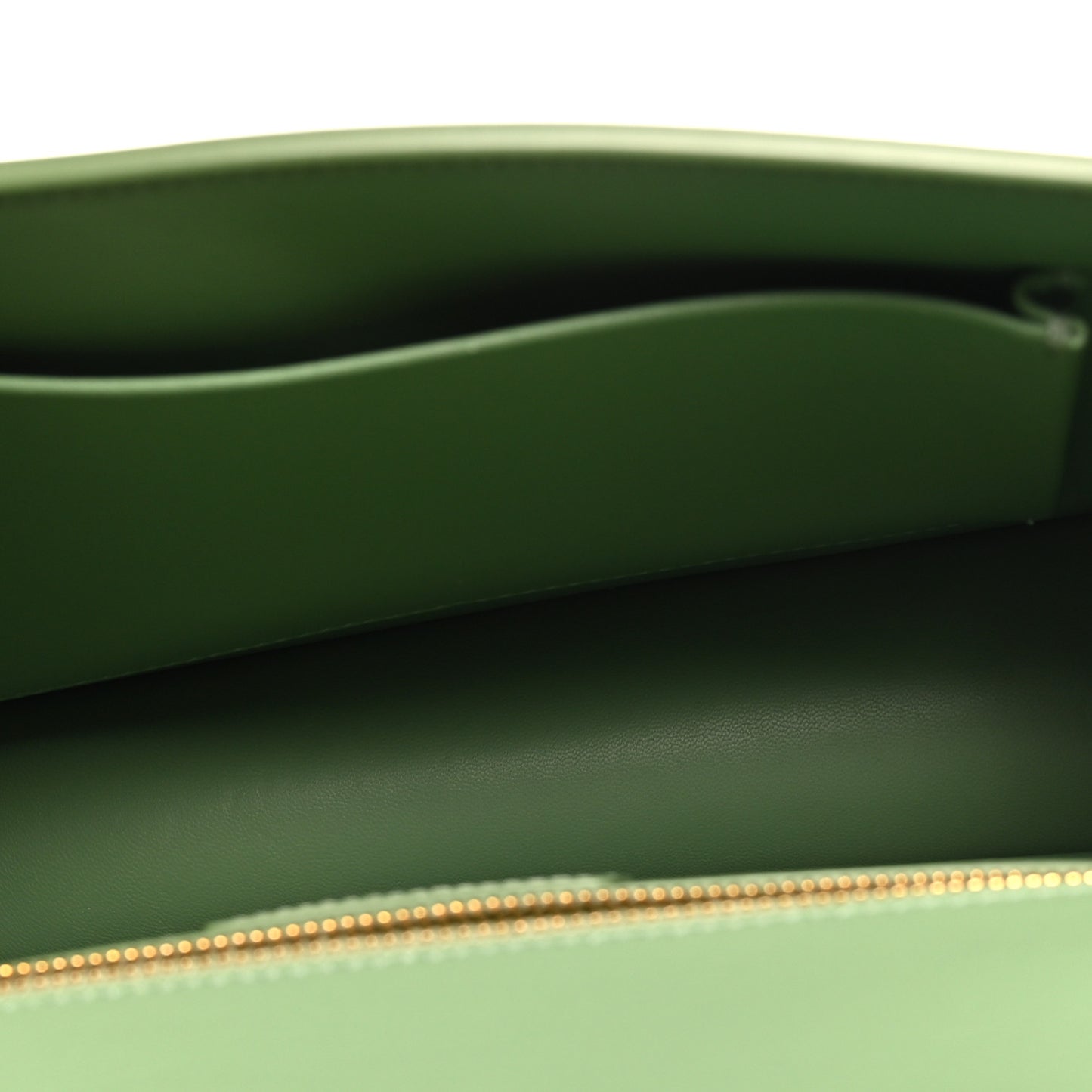 Smooth Calfskin 30 Montaigne Flap Bag Mint Green