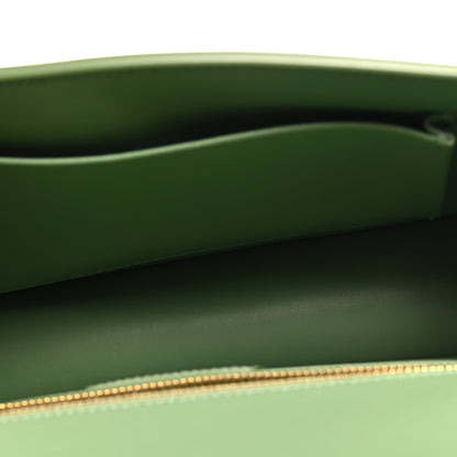 Christian Dior Smooth Calfskin 30 Montaigne Flap Bag Mint Green 5 of 10