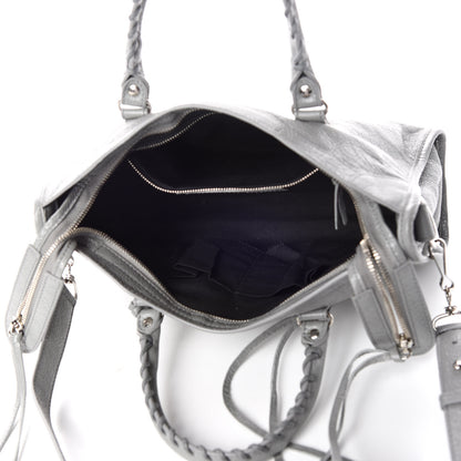 Balenciaga Agneau Classic Silver Hardware S City Gris Haussmannien 7 of 9