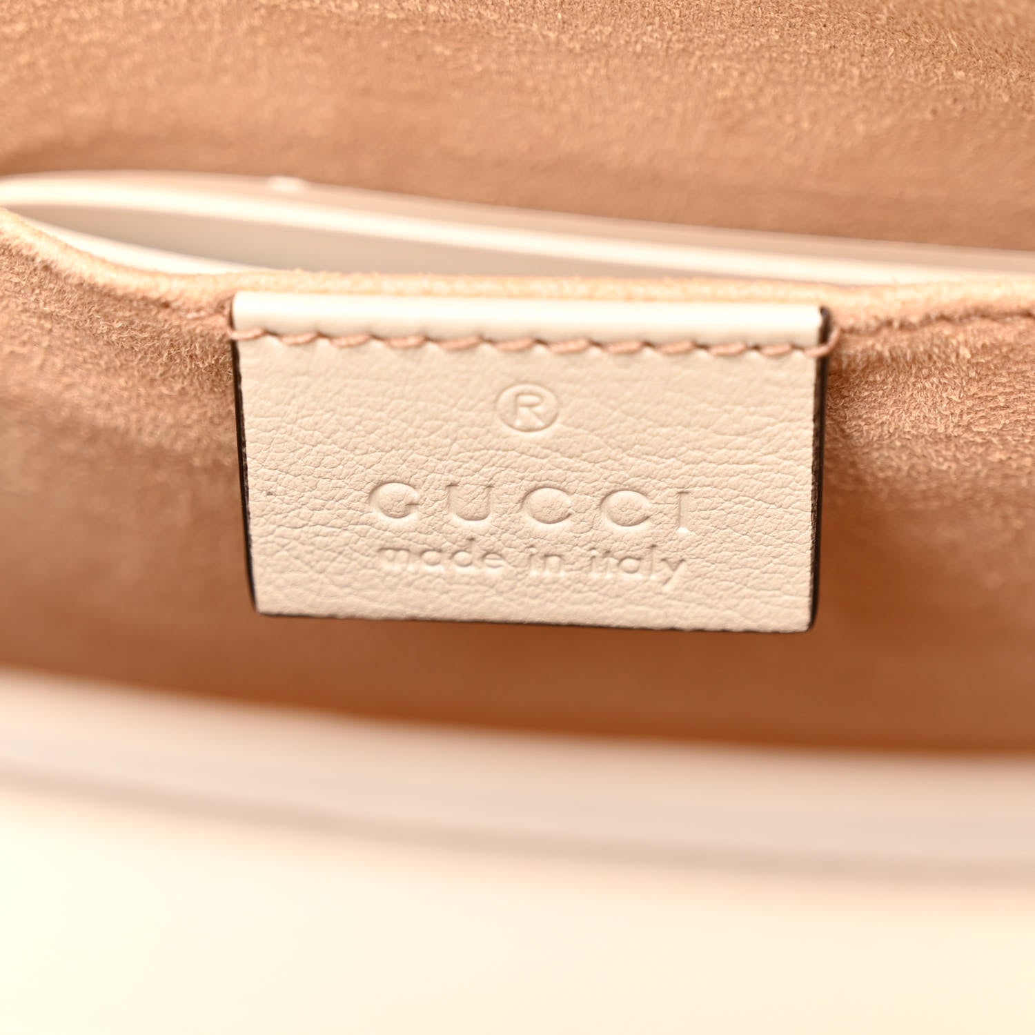 Gucci Wonka Grain Calfskin Small Diana Tote Bag Mystic White Orange Fluo 6 of 10