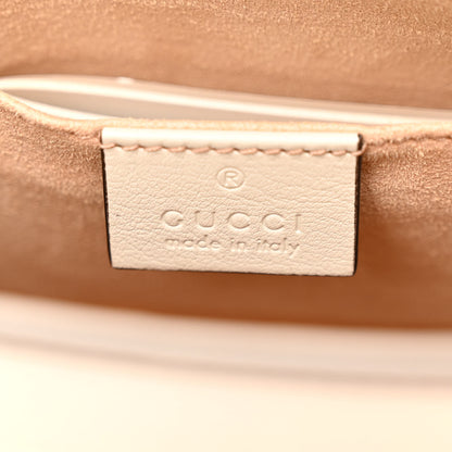 Gucci Wonka Grain Calfskin Small Diana Tote Bag Mystic White Orange Fluo 6 of 10