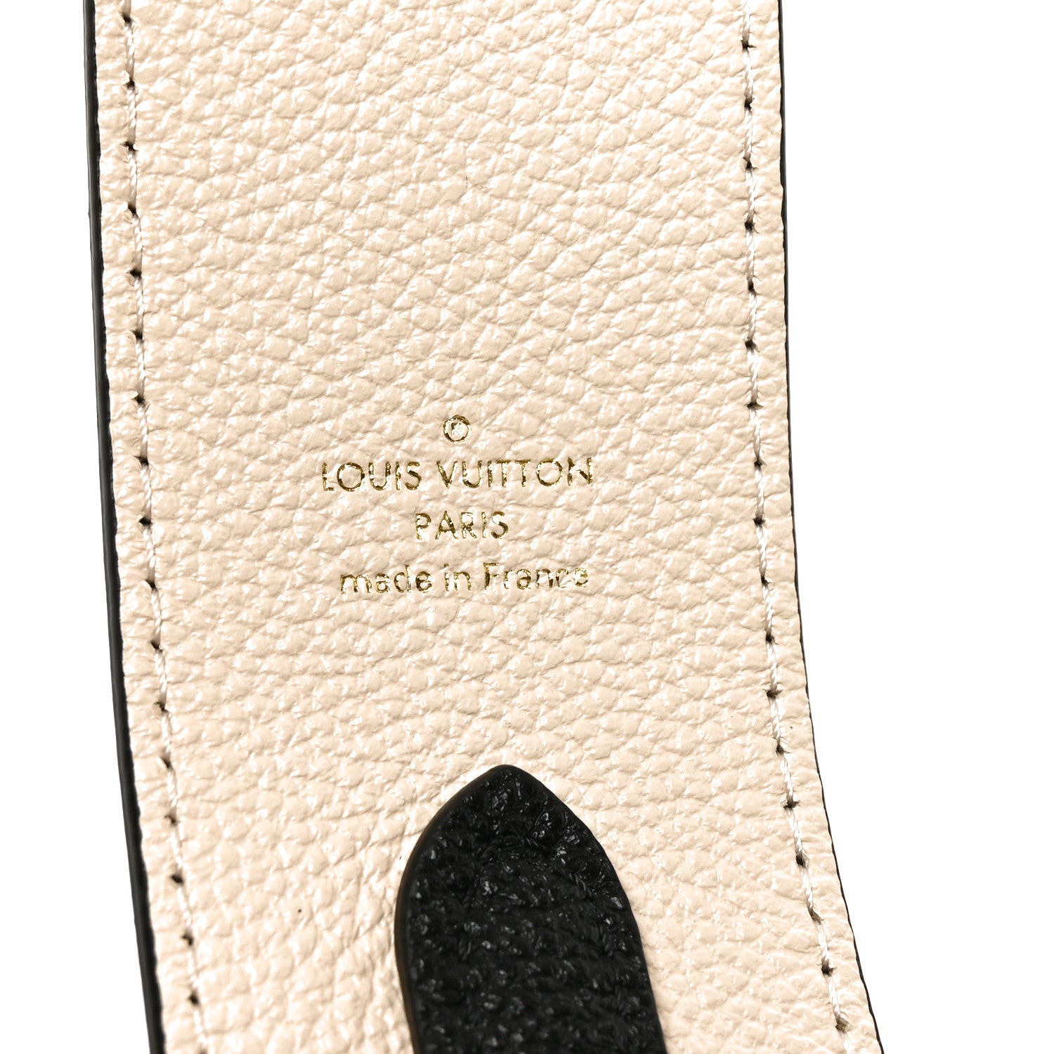 Louis Vuitton Empreinte Monogram Bandouliere Shoulder Strap Black Beige 3 of 4