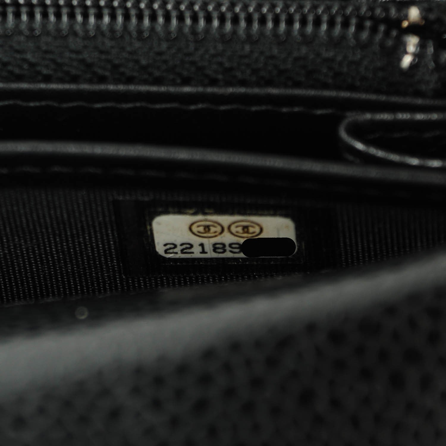 Chanel Caviar Patent CC Contour Flap Wallet Black 5 of 9