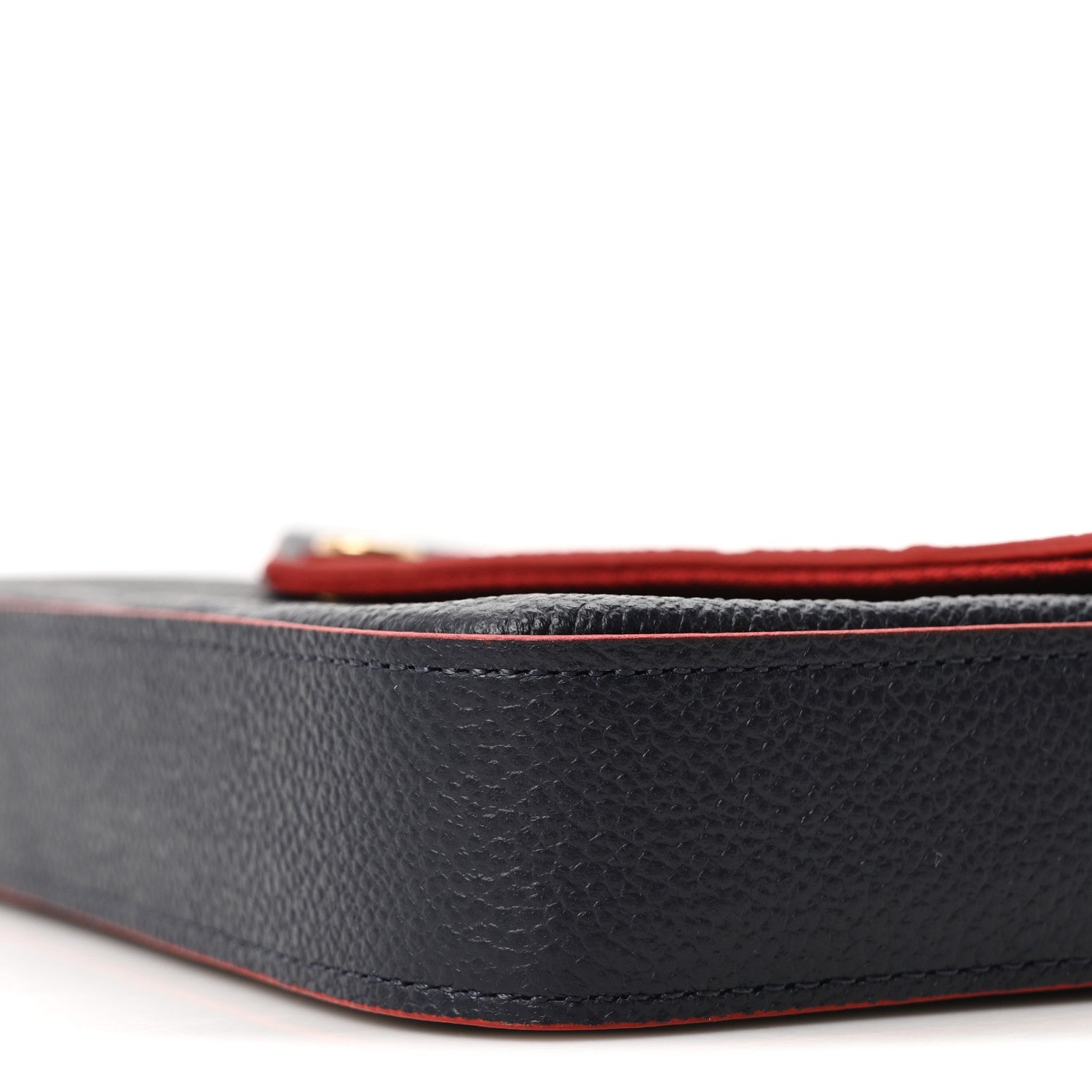 Louis Vuitton Empreinte Pochette Felicie Chain Wallet Marine Rouge 10 of 10