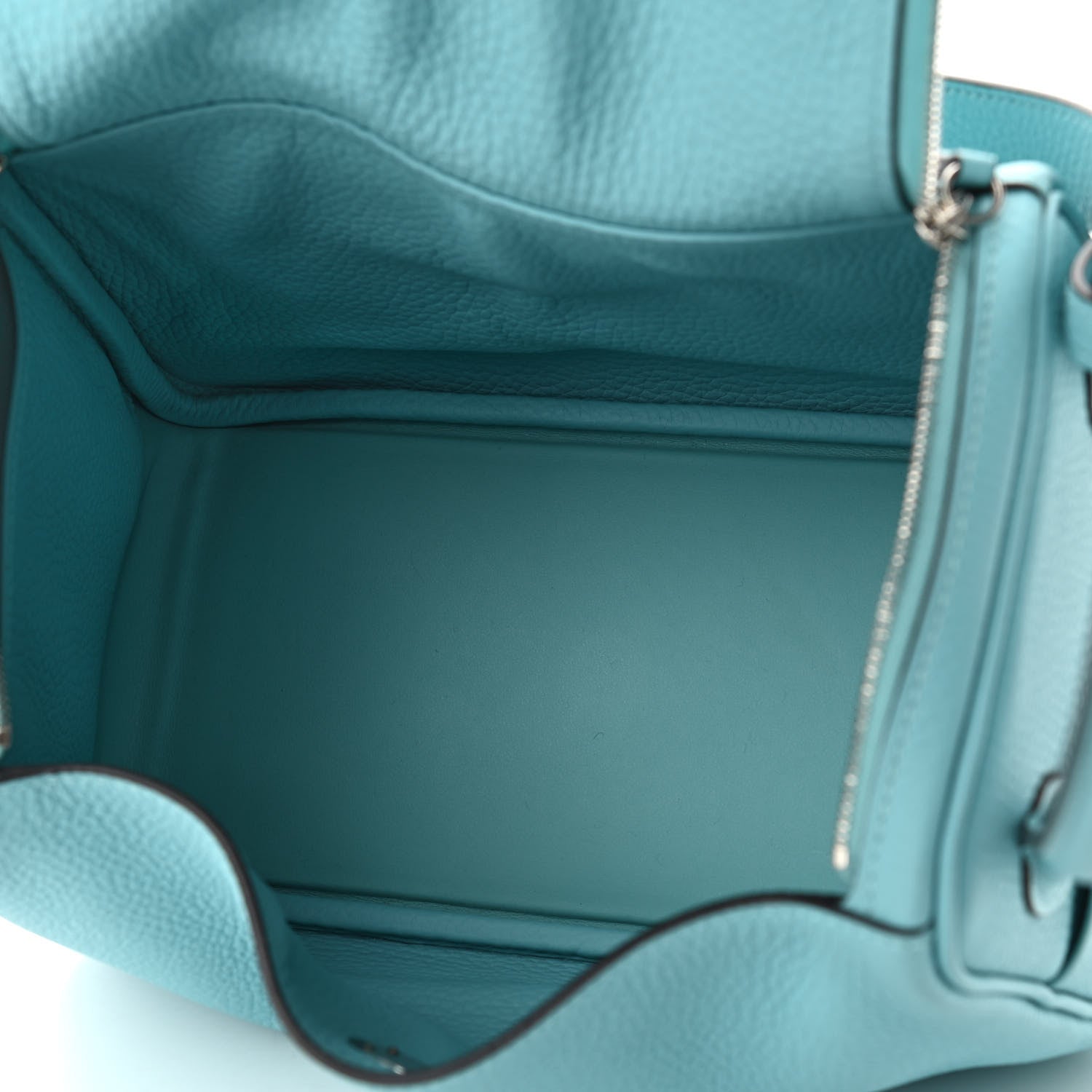 Hermes Taurillon Clemence Lindy 26 Bleu Atoll 5 of 12