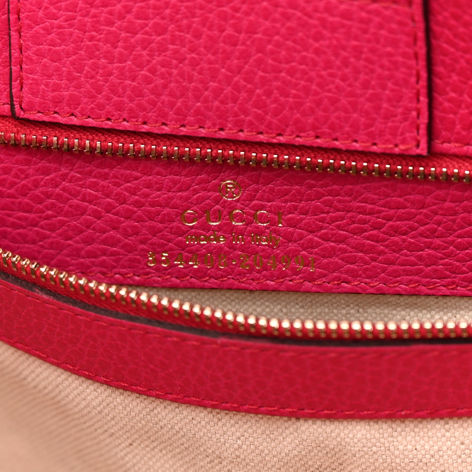 Gucci Dollar Calfskin Small Swing Tote Petal Pink 5 of 11