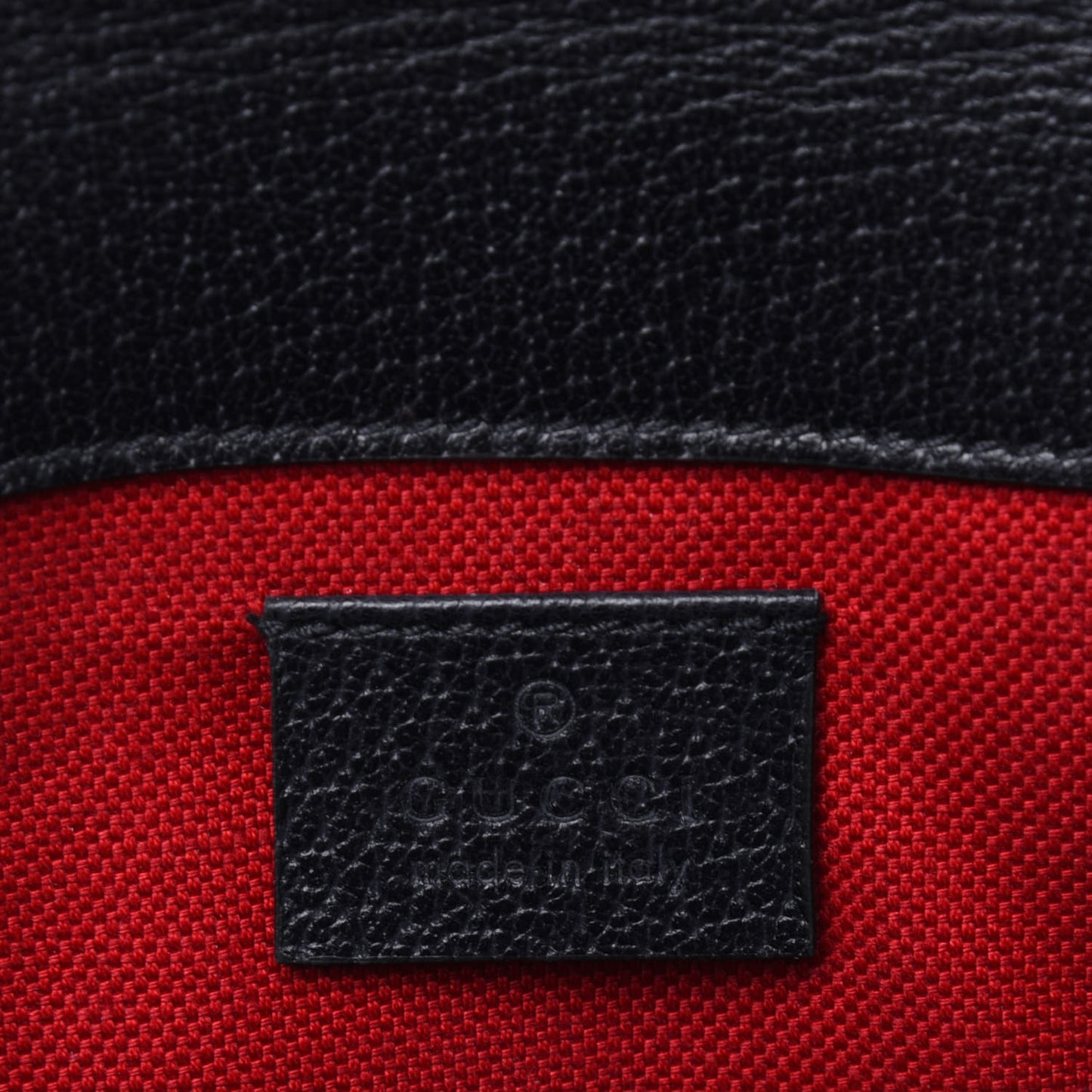 Covered Wool GG Monogram Slim Belt Bag Navy Red