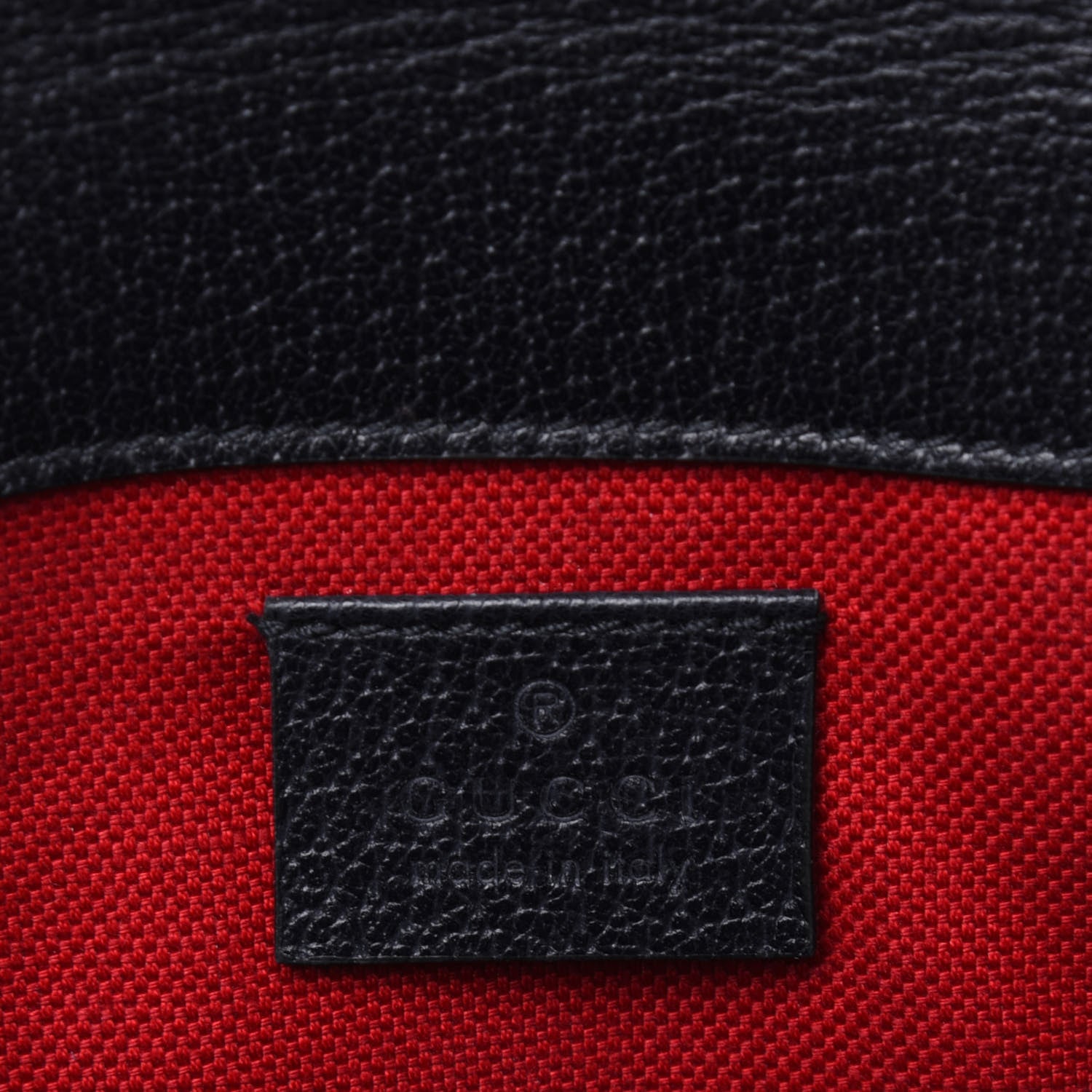 Gucci Covered Wool GG Monogram Slim Belt Bag Navy Red 6 of 12