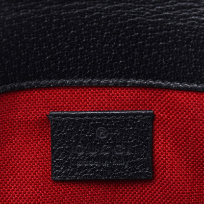 Gucci Covered Wool GG Monogram Slim Belt Bag Navy Red 6 of 12