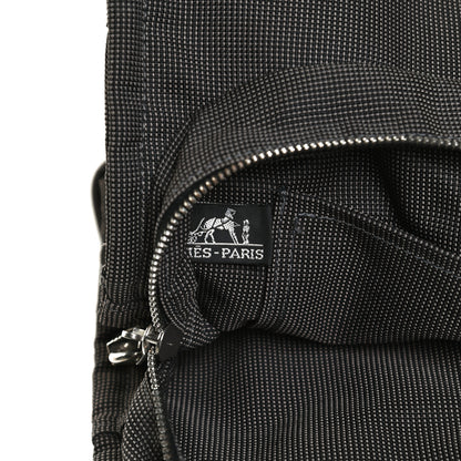 Hermes Canvas Herline MM Tote Grey 6 of 13