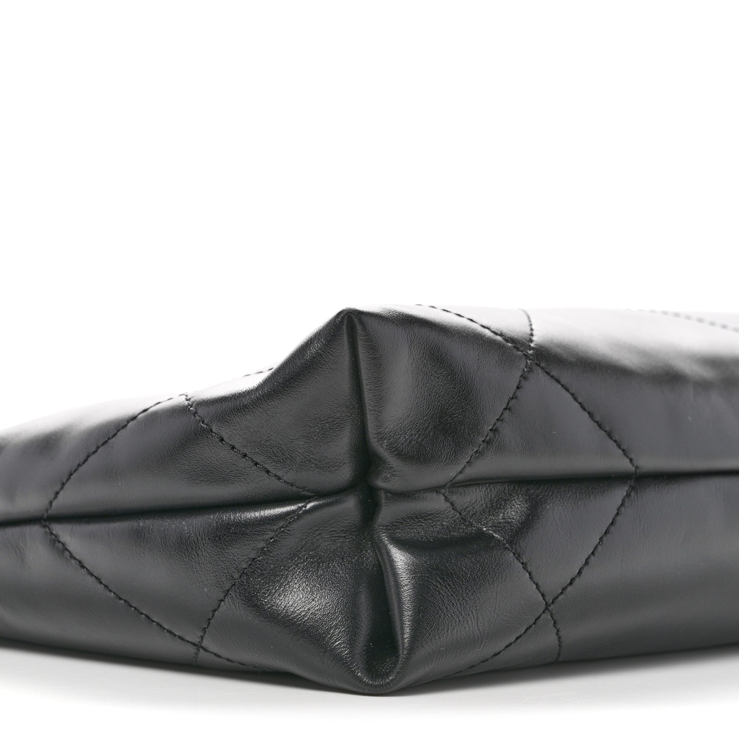 Chanel Shiny Calfskin Quilted Small Chanel 22 Black 10 of 11