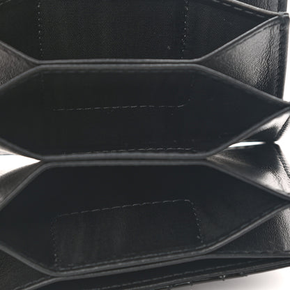 Christian Dior Patent Cannage Lady Dior 5-Gusset Card Holder Black 3 of 5