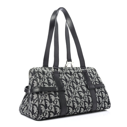 Christian Dior Denim Monogram Charms Shoulder Bag Black 2 of 4