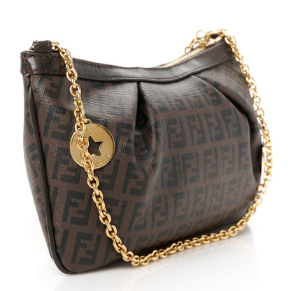 Fendi Zucchino Spalmati Forever Pochette Moro Black 3 of 11