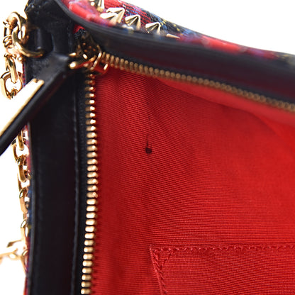 Christian Louboutin Calfskin Tartan Studded Loubiposh Clutch 7 of 10