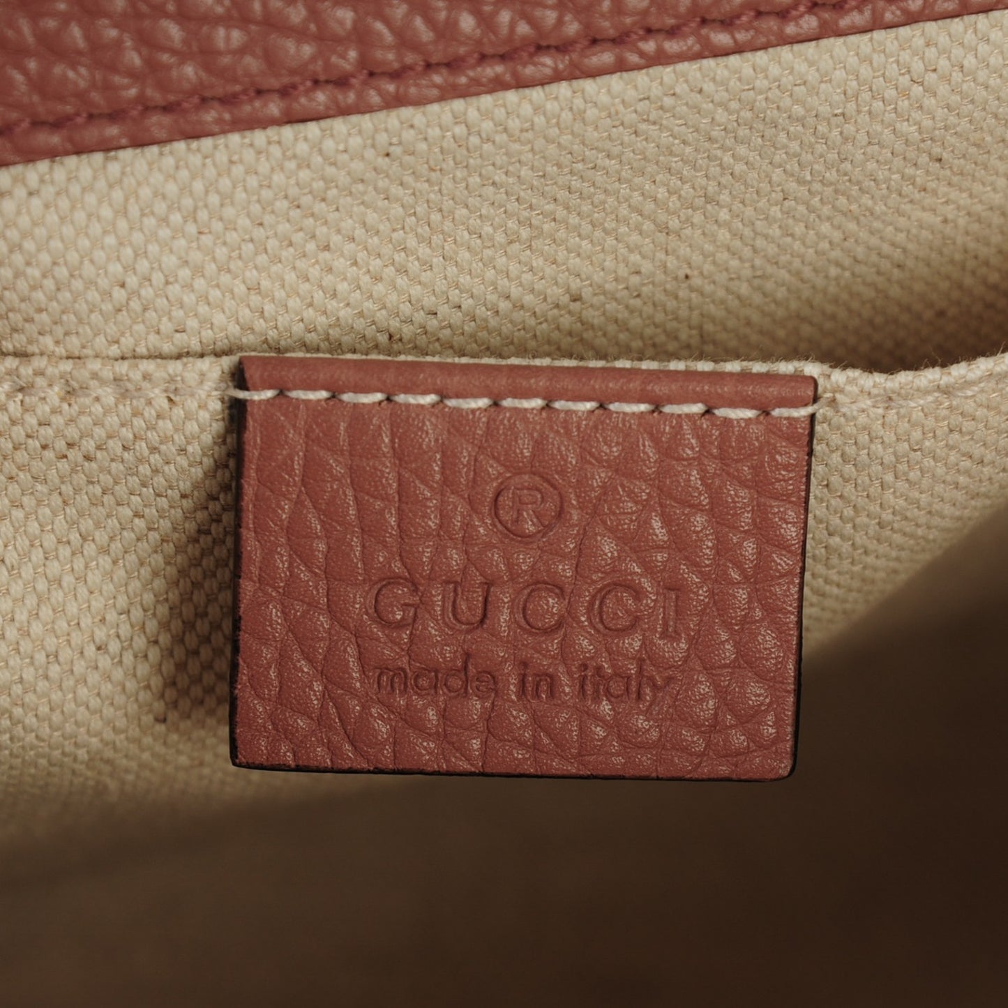 Calfskin Mini GG Marmont Top Handle Bag Rosy Phard