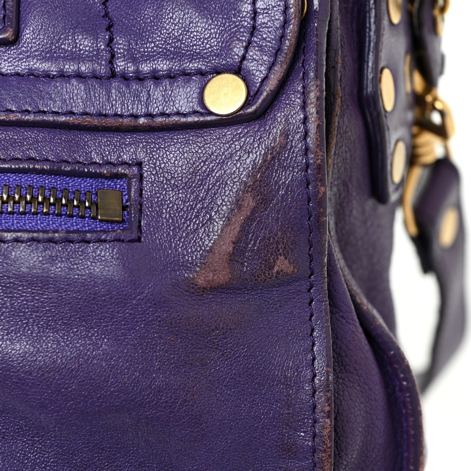 Proenza Schouler Lambskin Medium PS1 Satchel Purple Rain 29 of 30