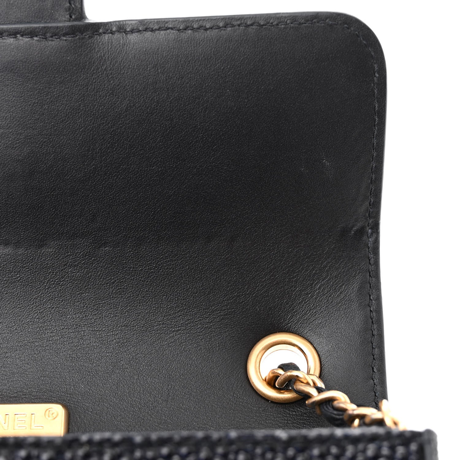 Chanel Galuchat Stingray Mini Flap Black 14 of 15