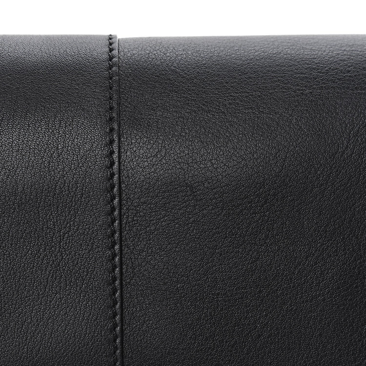 Fendi Vitello Dolce Lace Up Baguette Black 10 of 14