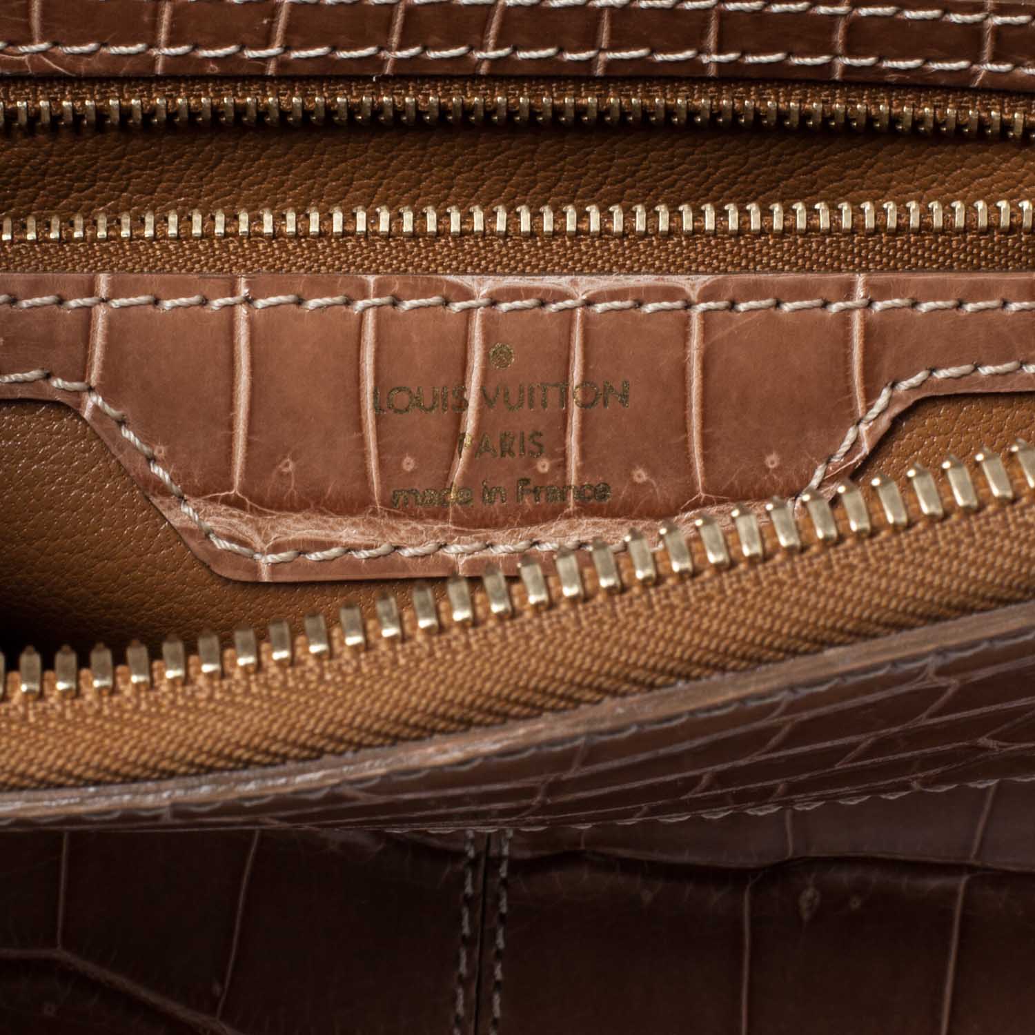 Louis Vuitton Alligator Lockit PM Beige 8 of 11