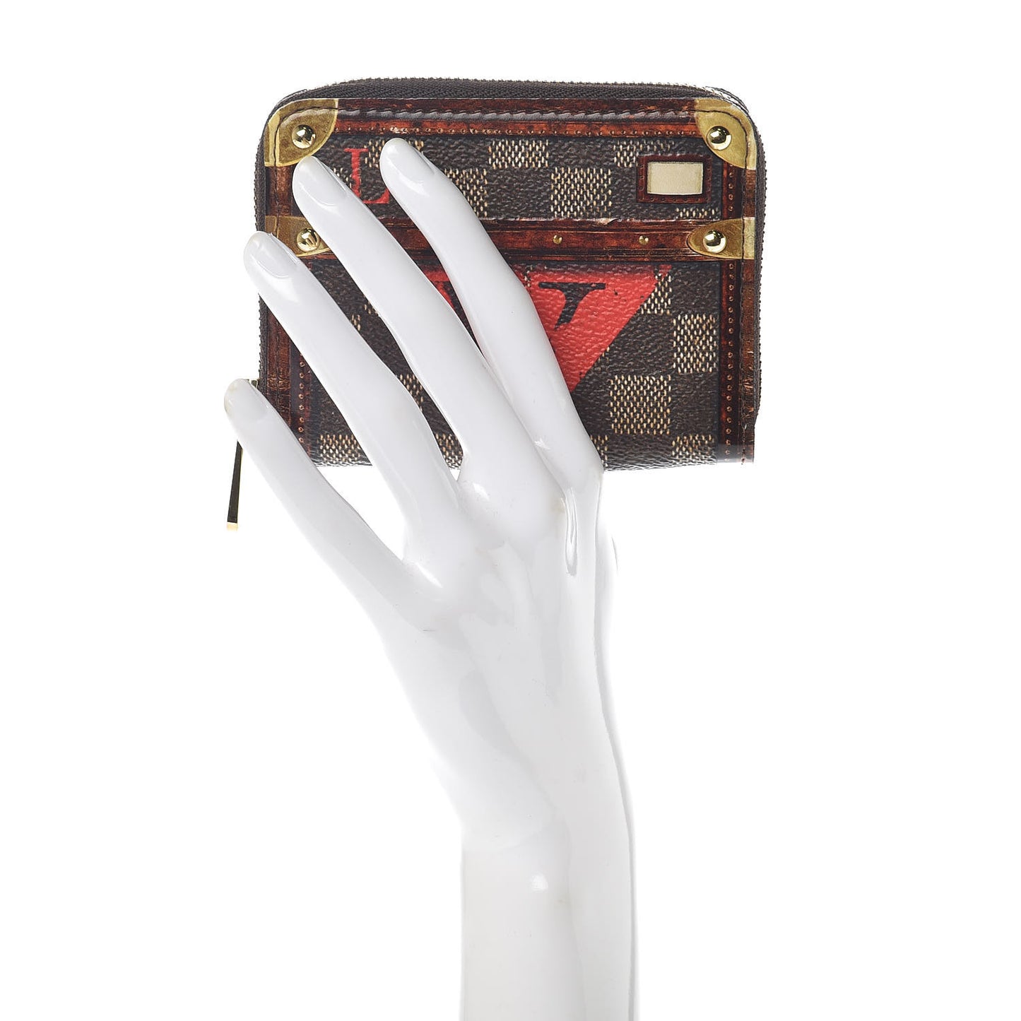 Transformed Damier Ebene Time Trunk Zippy Coin Purse