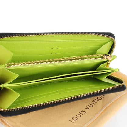 Louis Vuitton Monogram Multicolor Zippy Wallet Black Pistachio 5 of 7