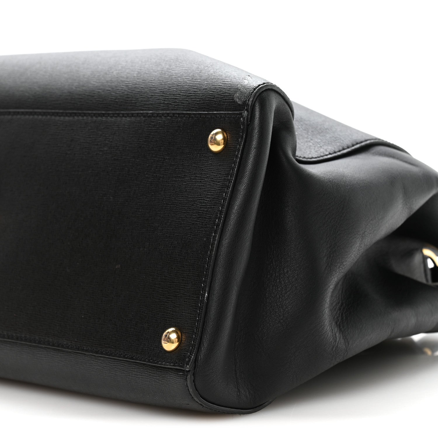 Fendi Vitello Elite Regular 2Jours Tote Black 10 of 11