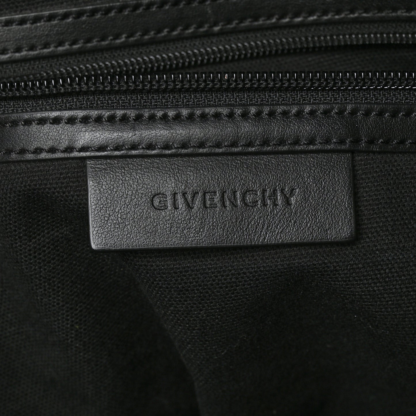 Calfskin Logo Small Backpack Black