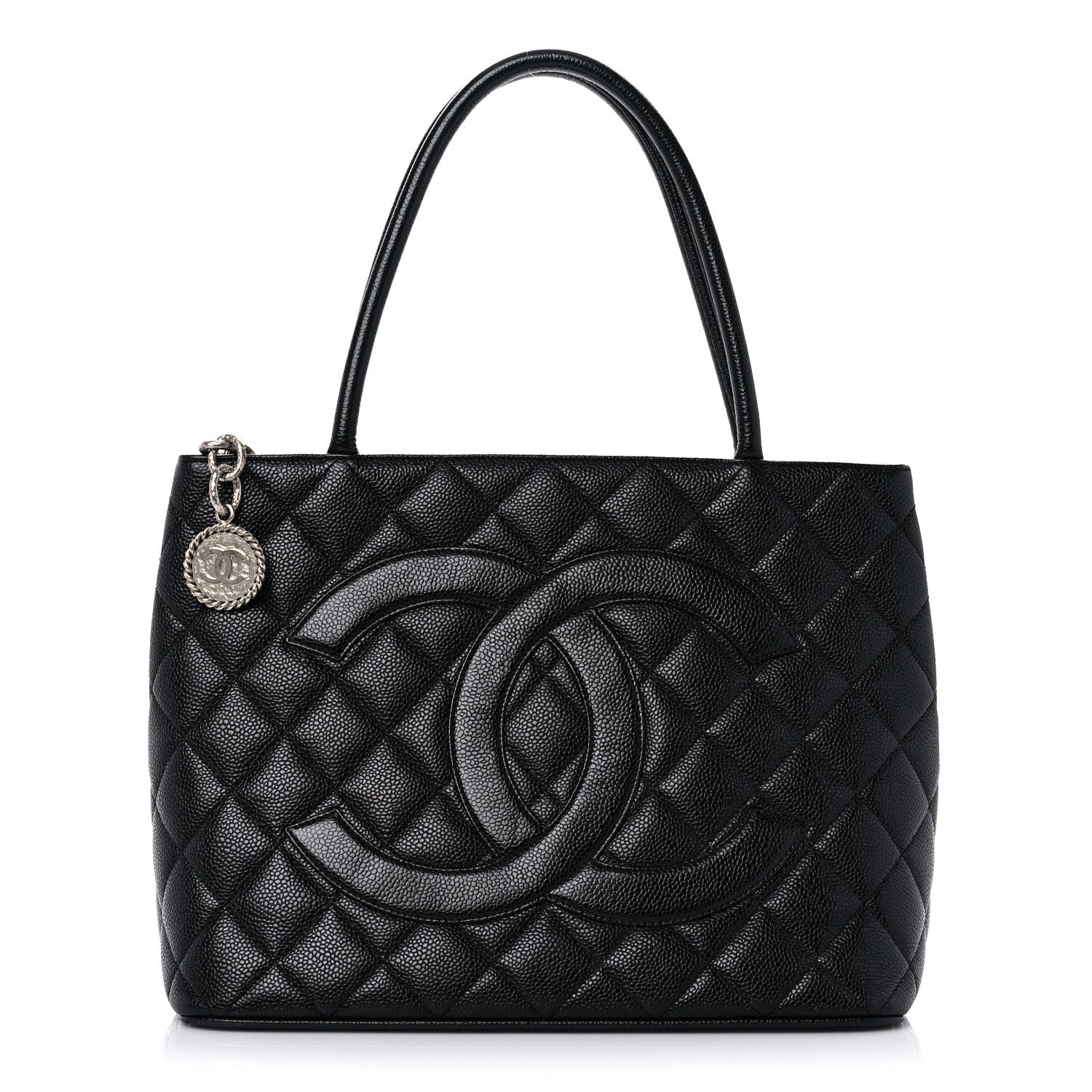 Chanel Caviar Quilted Medallion Tote Black 1 of 10