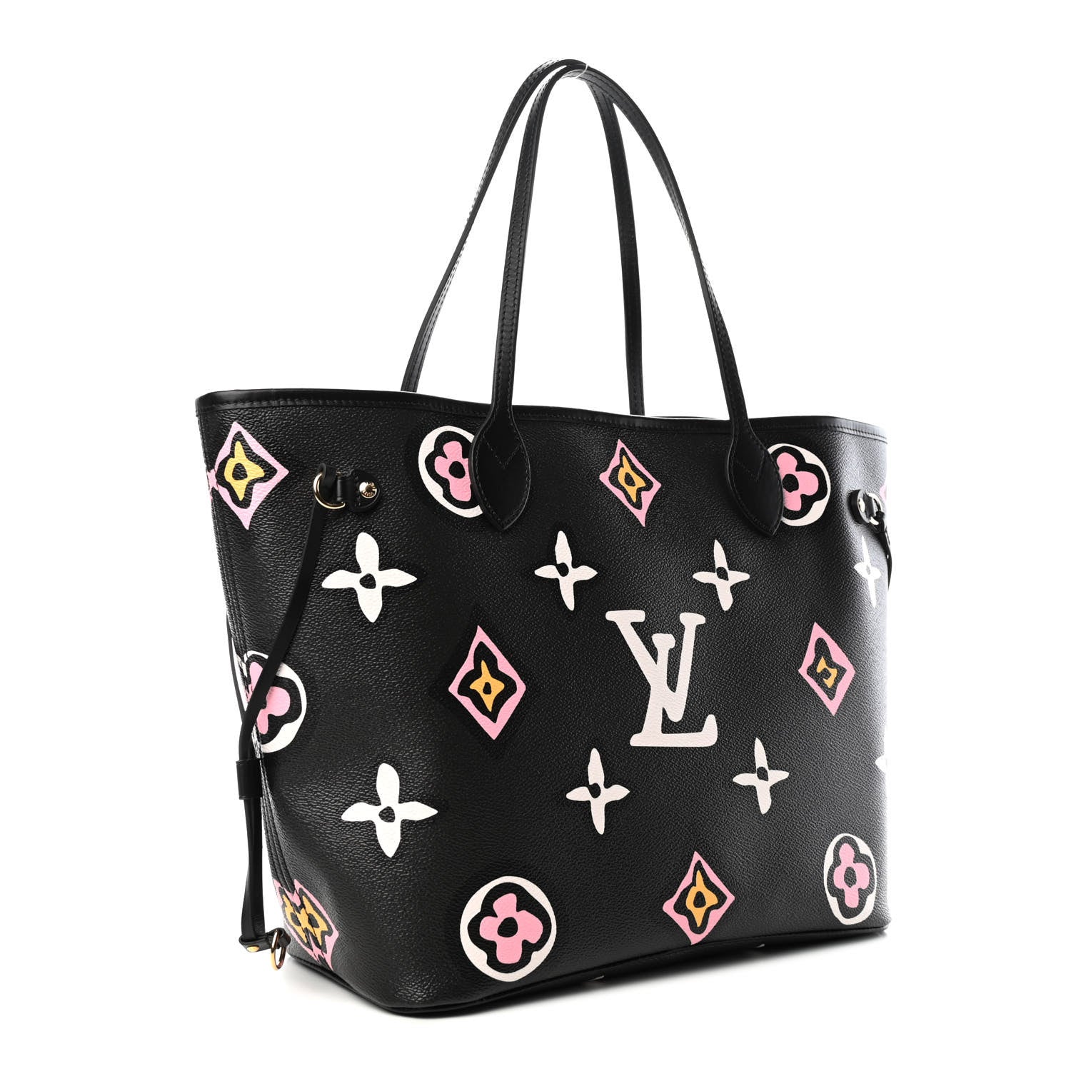 Louis Vuitton Monogram Giant Wild At Heart Neverfull MM Black 2 of 4