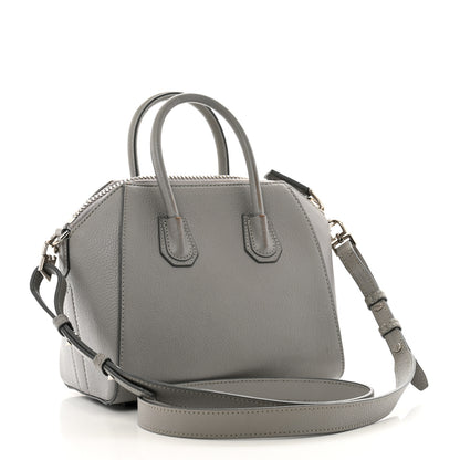 Givenchy Sugar Goatskin Mini Antigona Pearl Grey 3 of 15