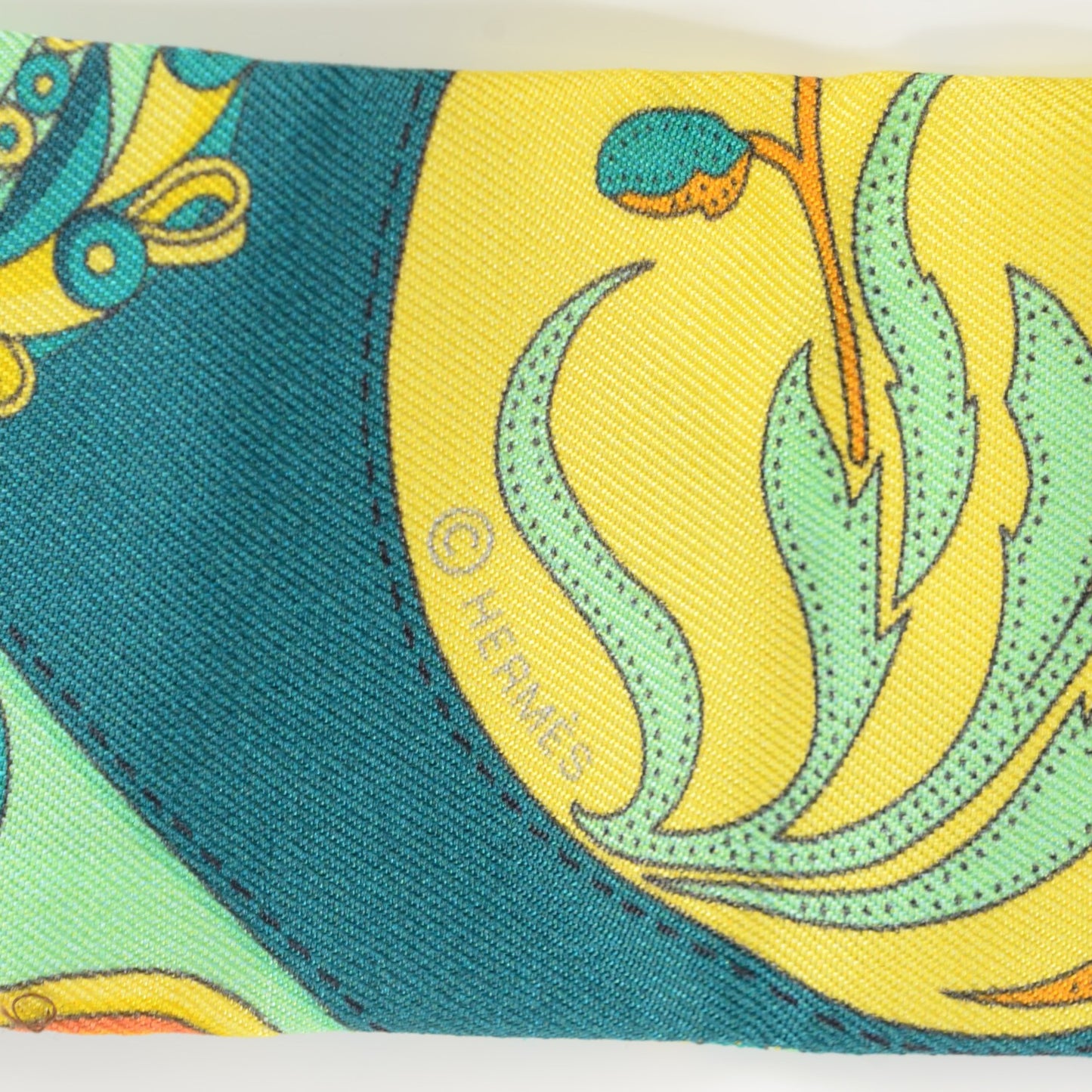 Silk Festival des Amazones Twilly Soleil Rose Vert