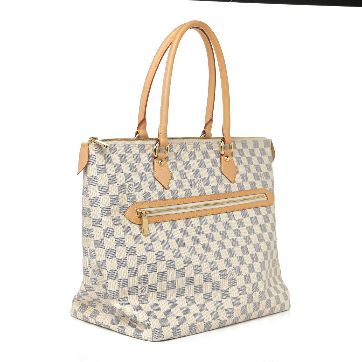 Louis Vuitton Damier Azur Saleya GM 3 of 19