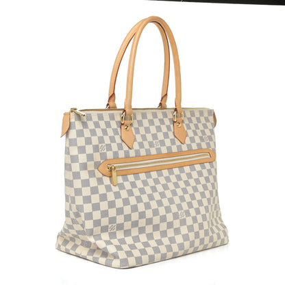 Louis Vuitton Damier Azur Saleya GM 3 of 19