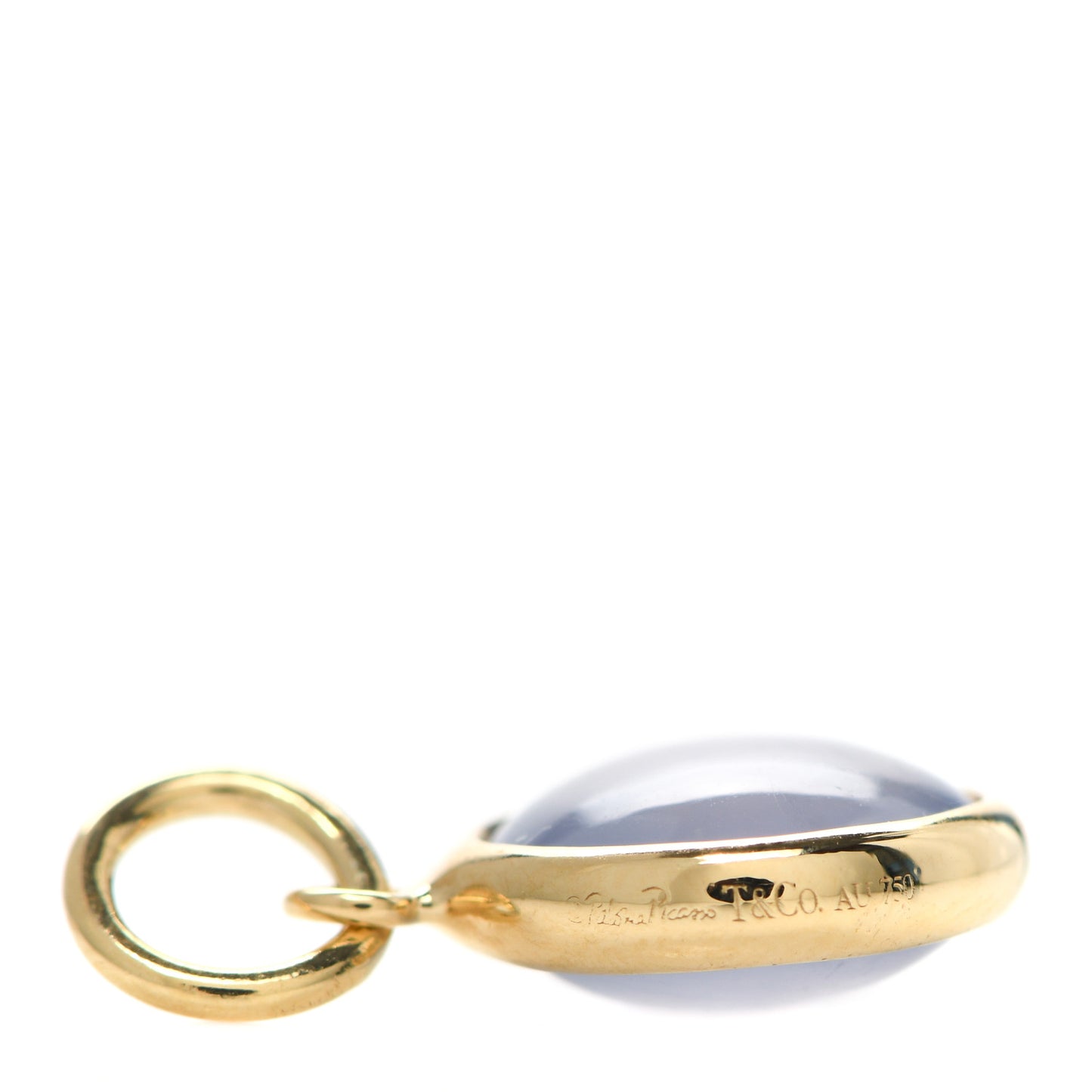 18K Yellow Gold Chalcedony Paloma Picasso Dot Charm