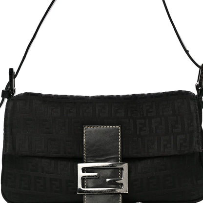 Fendi Zucchino Baguette Black 6 of 17