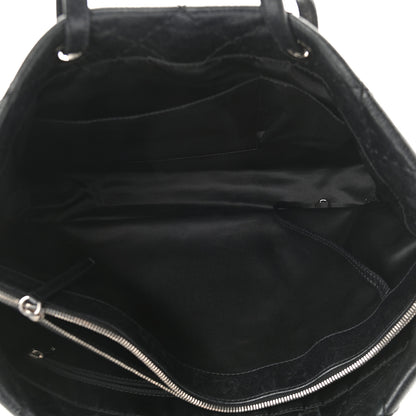 Chanel Glazed Calfskin Large On The Road Tote Black 6 of 10