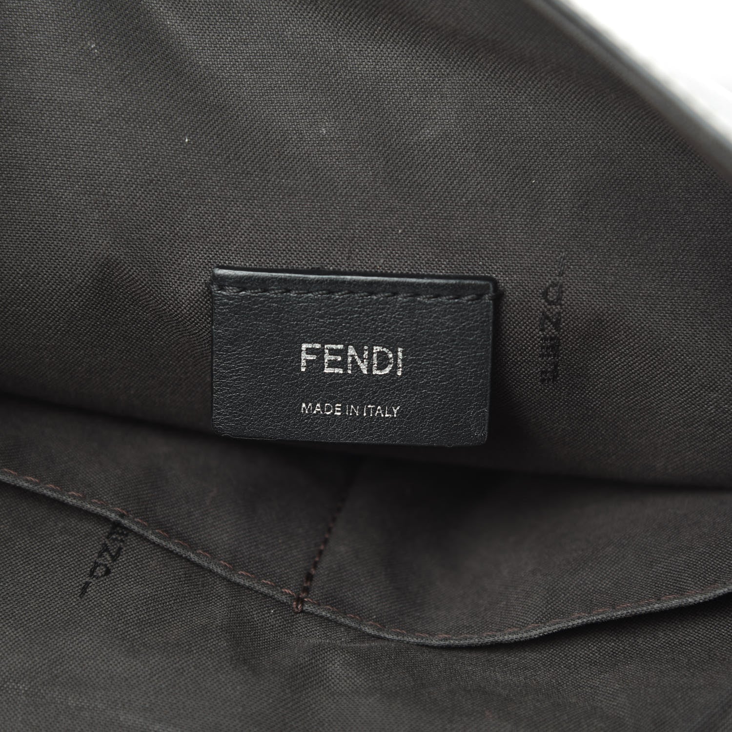 Fendi Vitello Century Opaco Large Back to School Backpack Black 5 of 17